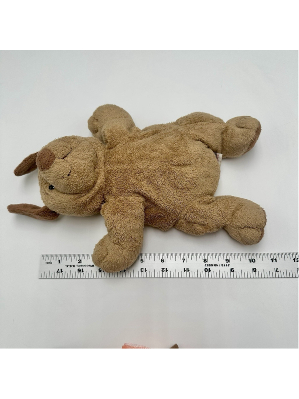 Ty Pluffies Puppers Plush Puppy Dog Soft TyLux 2003 Stuffed Toy Brown Tan - Picture 6 of 9